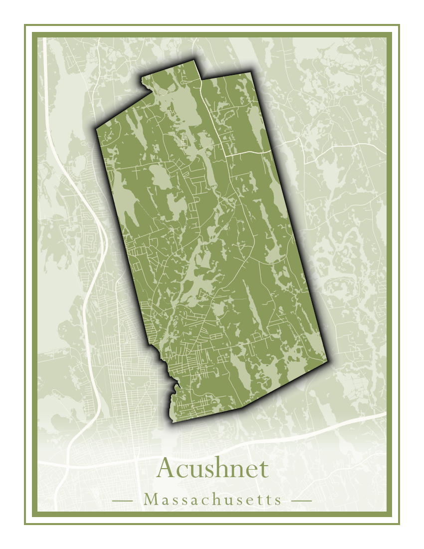 Massachusetts Towns - Street Map (Abington - Adams)