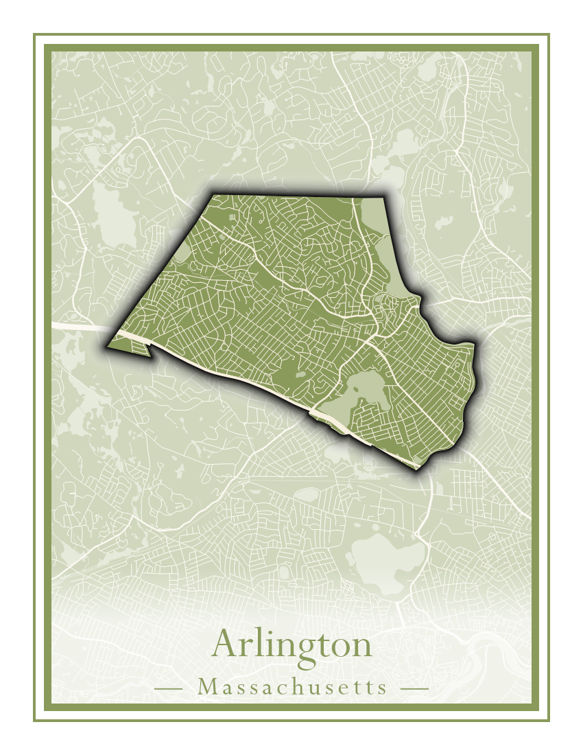 Massachusetts Towns - Street Map (Andover - Ashburnham)