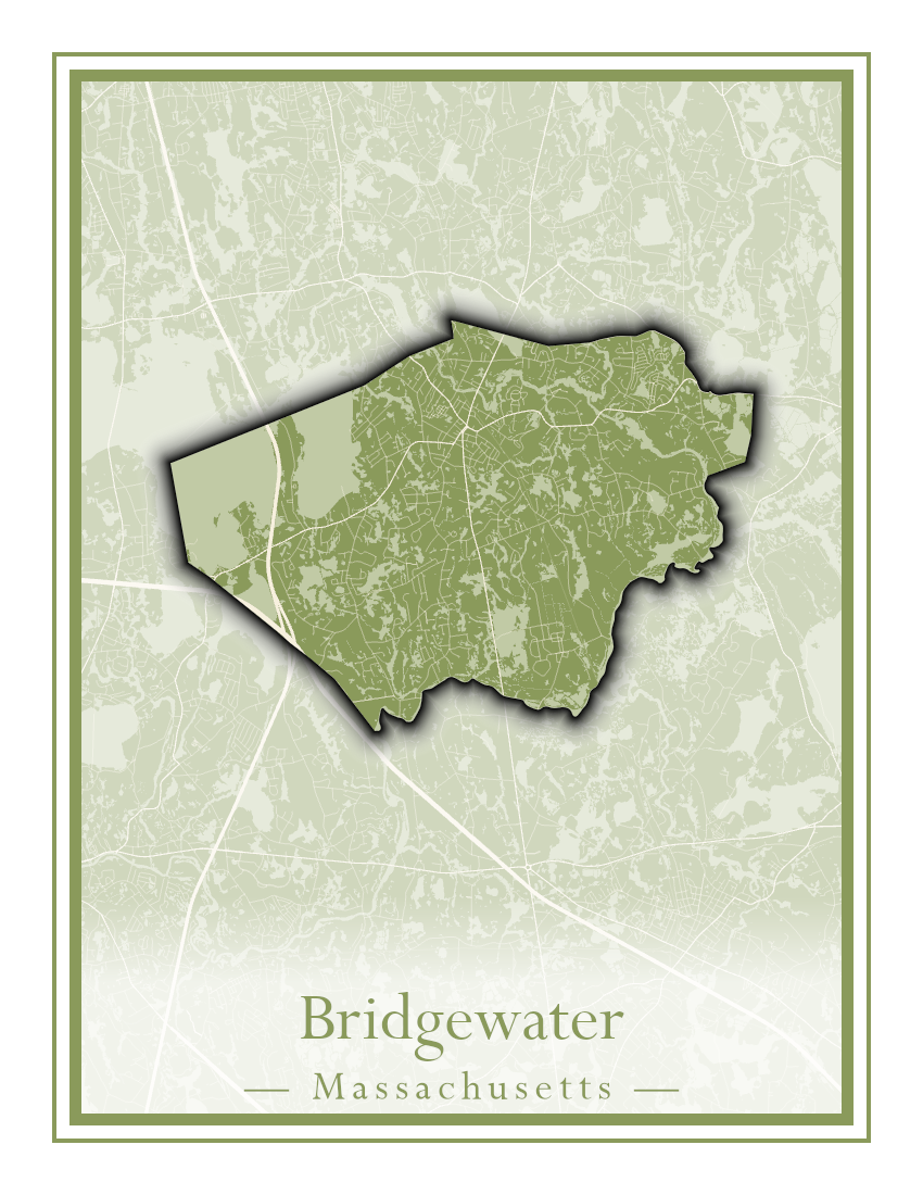 Massachusetts Towns - Street Map (Braintree - Brimfield)