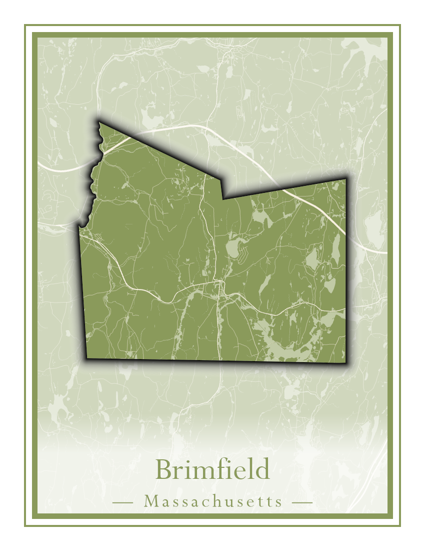 Massachusetts Towns - Street Map (Braintree - Brimfield)