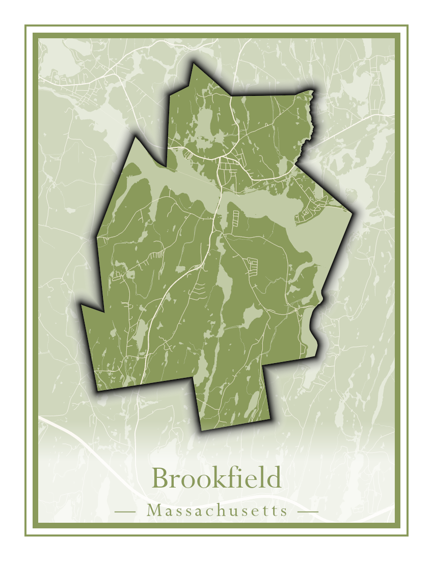 Massachusetts Towns - Street Map (Brockton - Buckland)