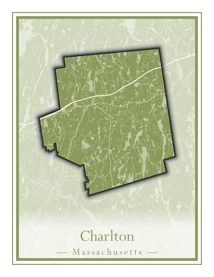 Massachusetts Towns - Street Map (Carver - Chatham)