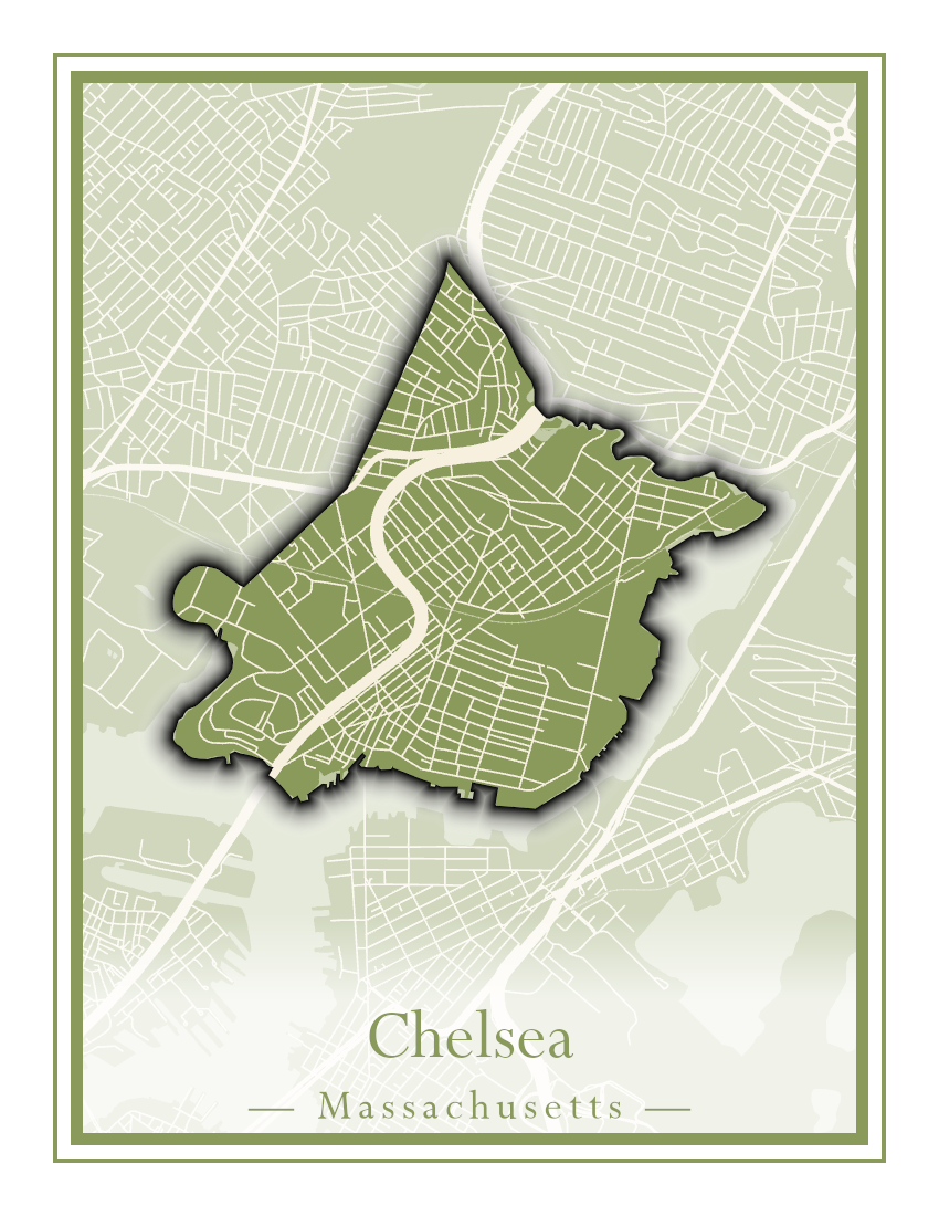 Massachusetts Towns - Street Map (Chelmsford - Chester)