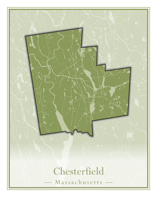 Massachusetts Towns - Street Map (Chesterfield - Clarksburg)