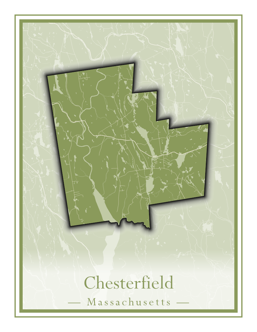 Massachusetts Towns - Street Map (Chesterfield - Clarksburg)