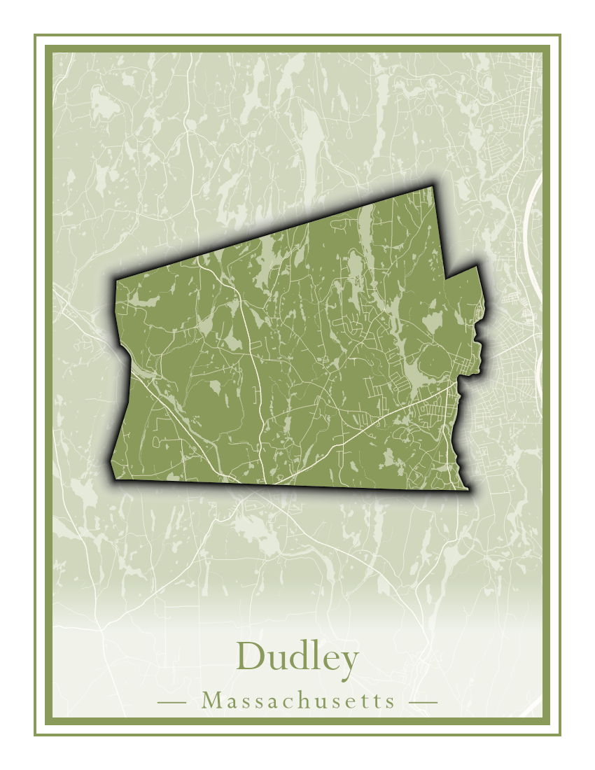 Massachusetts Towns - Street Map (Dudley - East Bridgewater)