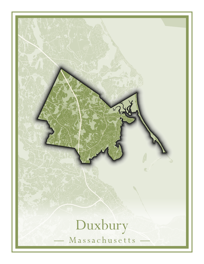 Massachusetts Towns - Street Map (Dudley - East Bridgewater)