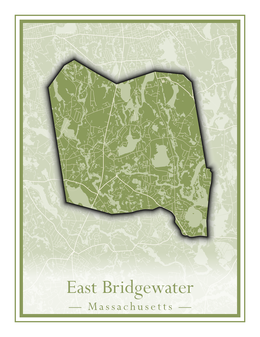 Massachusetts Towns - Street Map (Dudley - East Bridgewater)