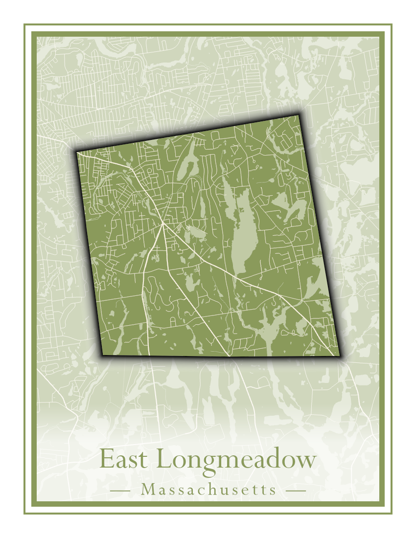 Massachusetts Towns - Street Map (East Brookfield - Easthampton)