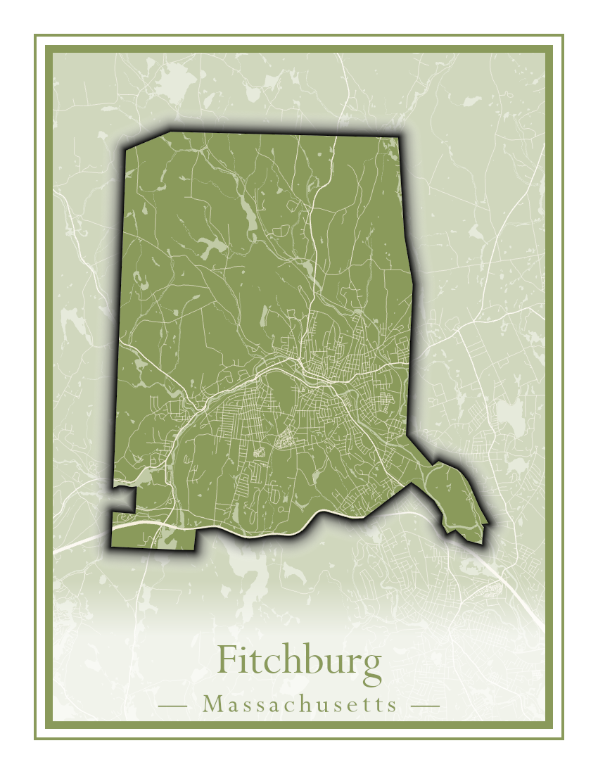 Massachusetts Towns - Street Map (Falmouth - Foxborough)