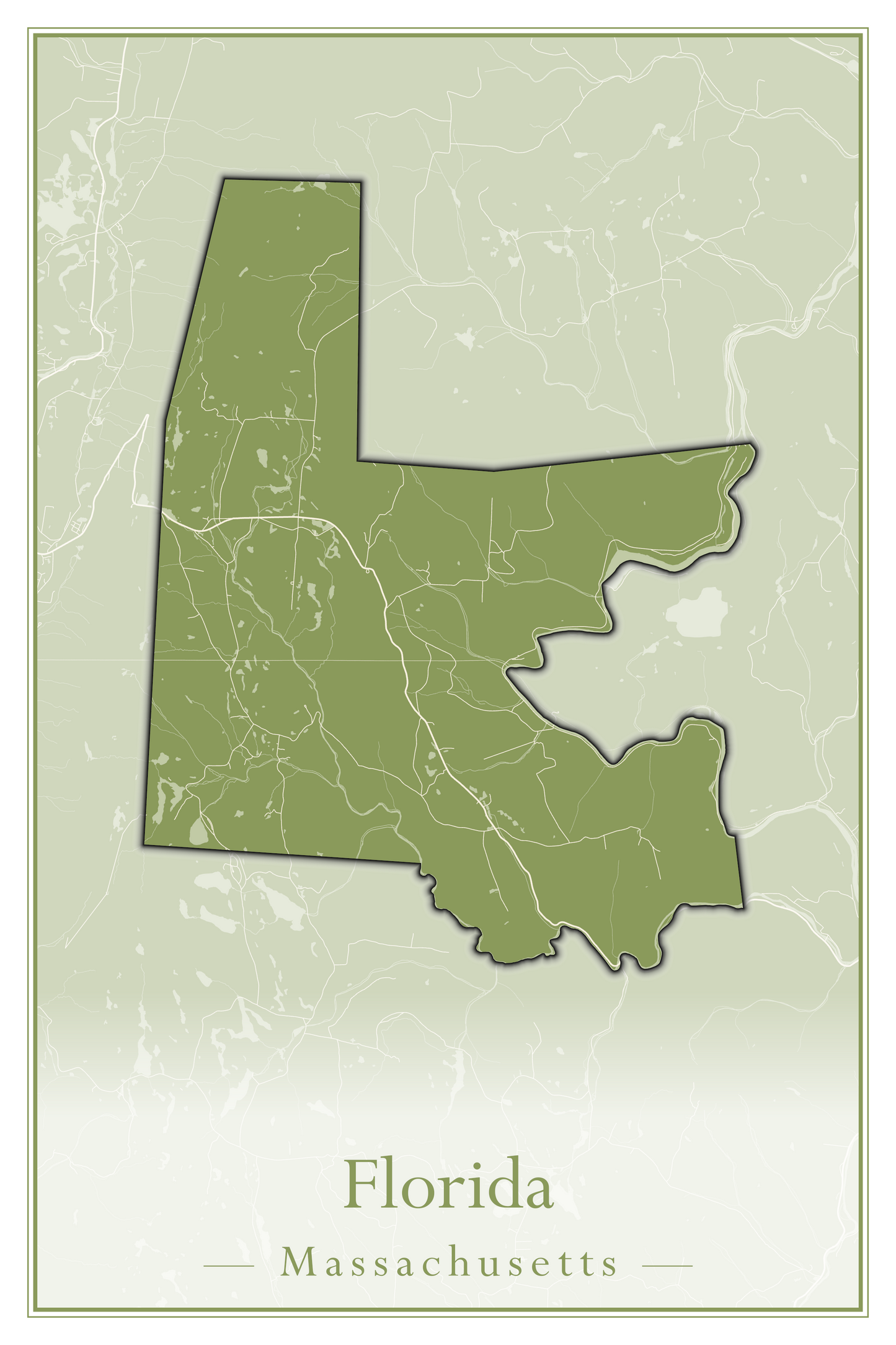 Massachusetts Towns - Street Map (Falmouth - Foxborough)