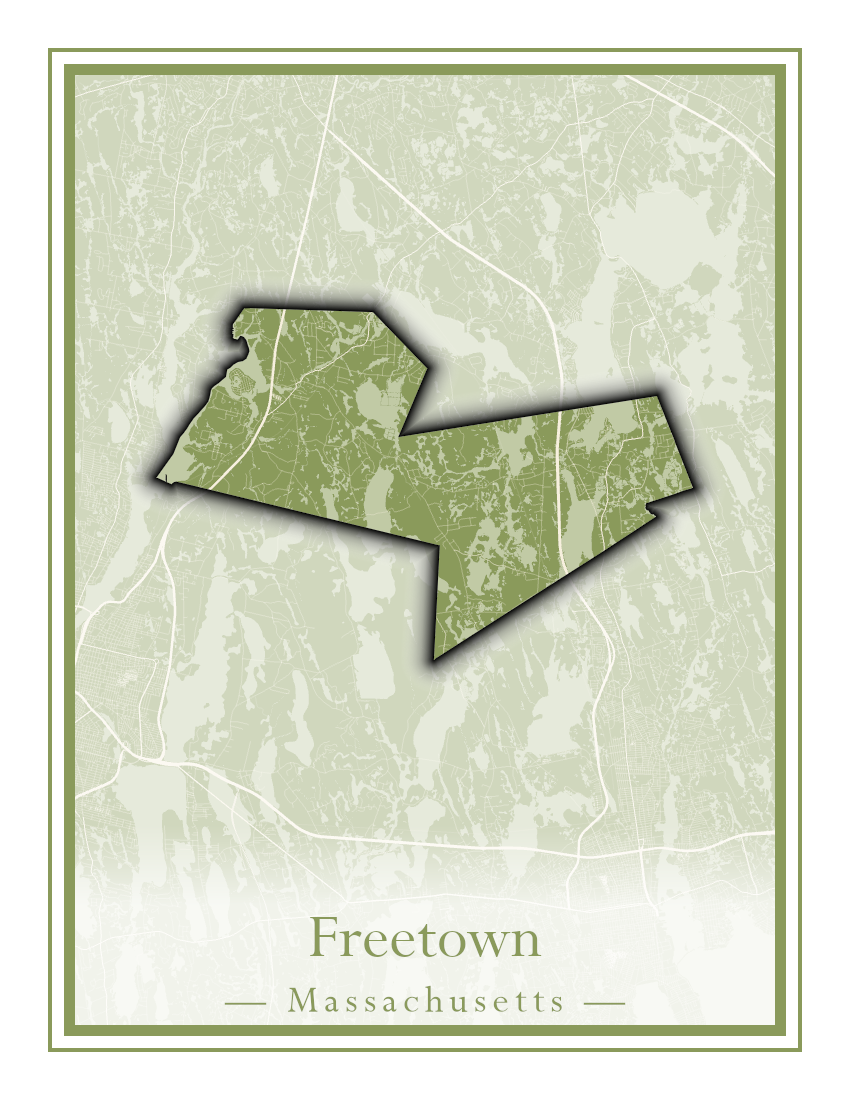 Massachusetts Towns - Street Map (Framingham - Gardner)