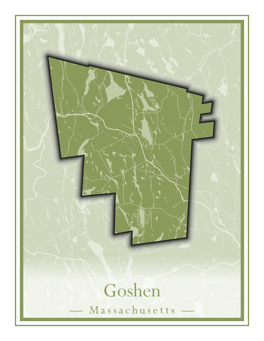 Massachusetts Towns - Street Map (Georgetown - Goshen)