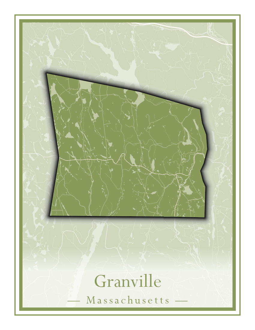 Massachusetts Towns - Street Map (Gosnold - Granville)