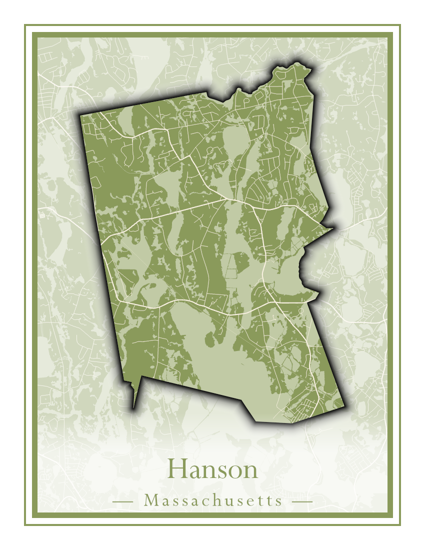 Massachusetts Towns - Street Map (Hancock - Hardwick)