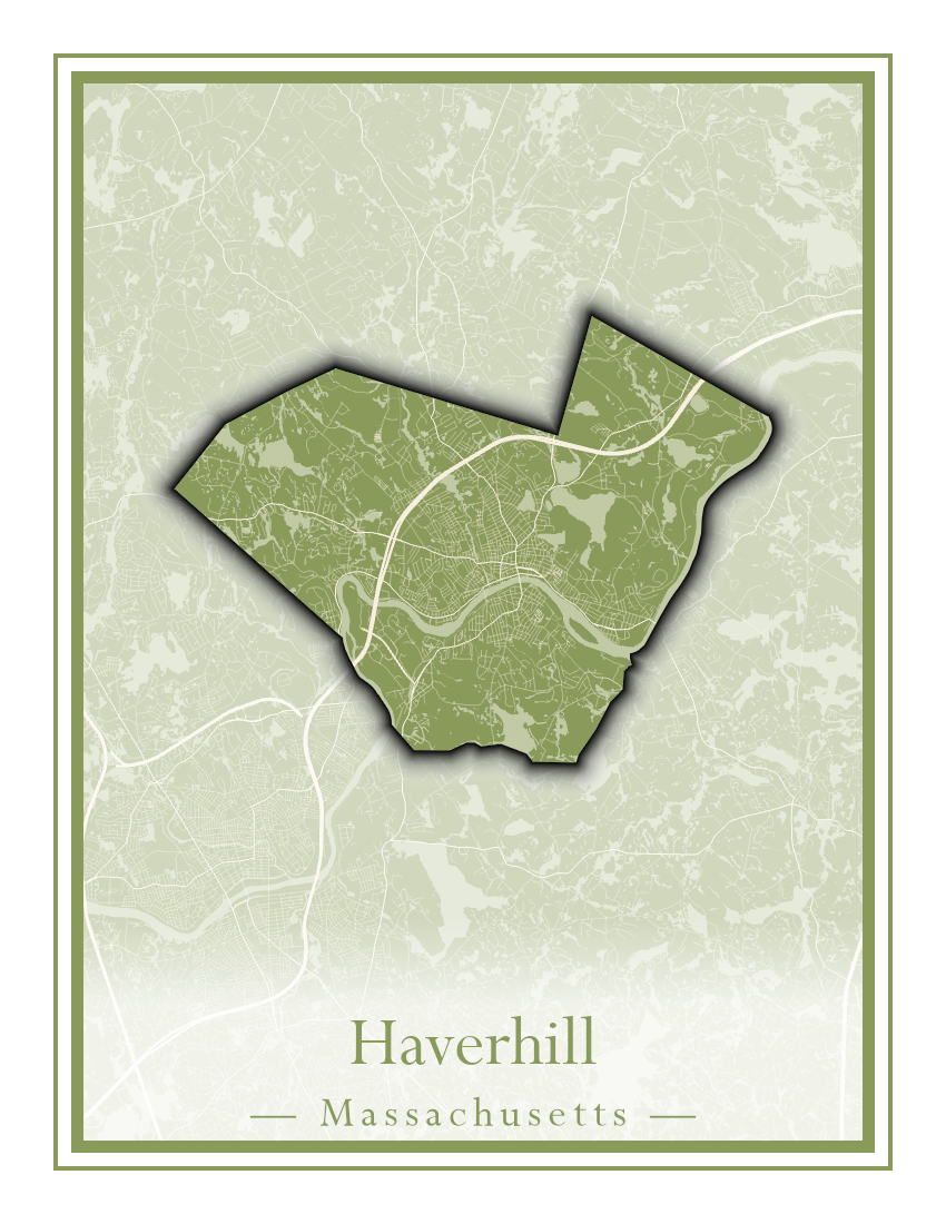 Massachusetts Towns - Street Map (Harvard - Haverhill)