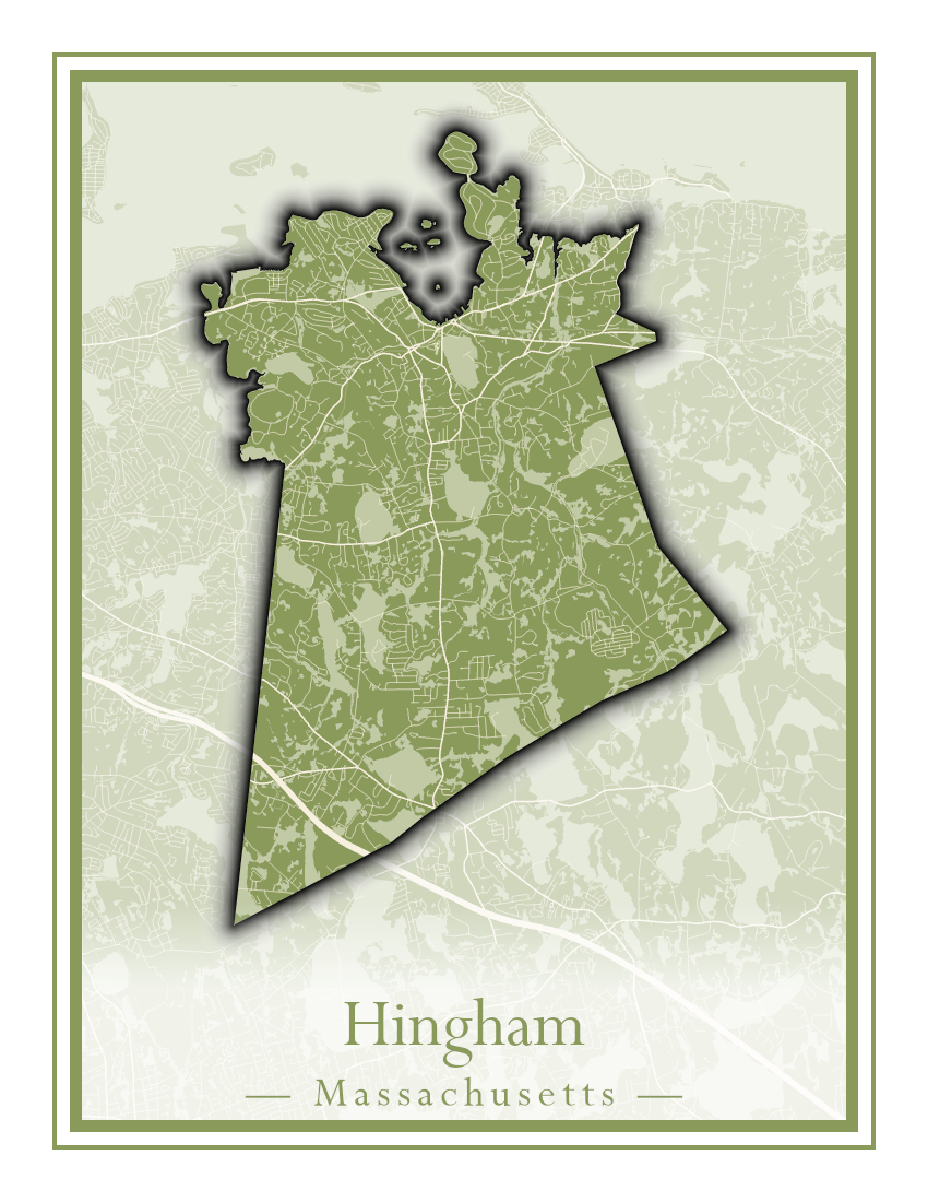 Massachusetts Towns - Street Map (Hawley - Hinsdale)