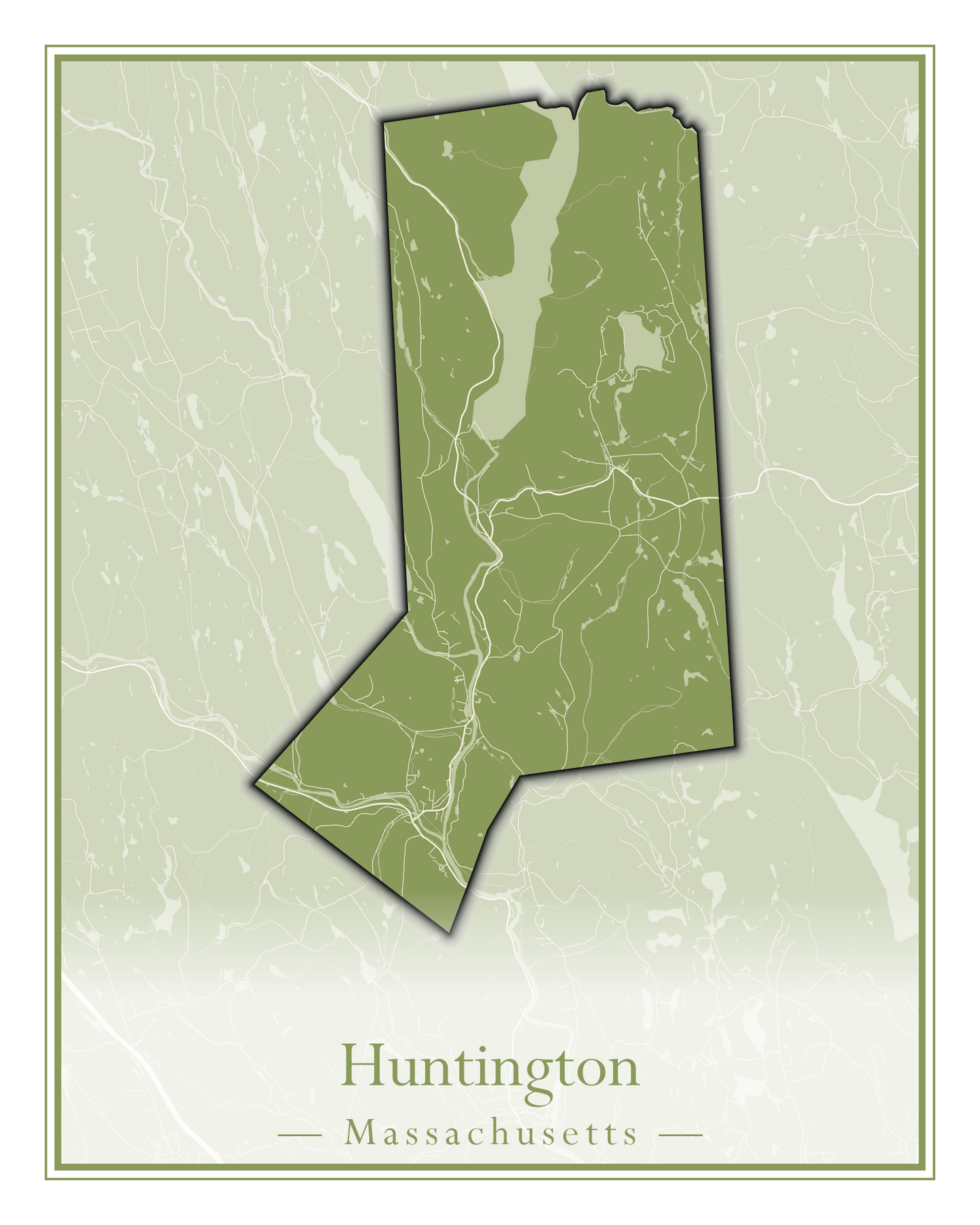 Massachusetts Towns - Street Map (Hudson - Ipswich)