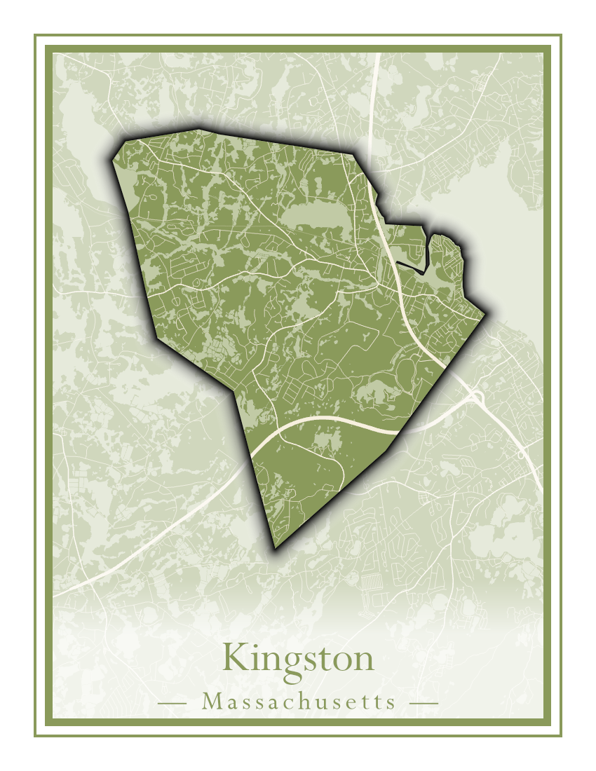 Massachusetts Towns - Street Map (Kingston - Lanesborough)