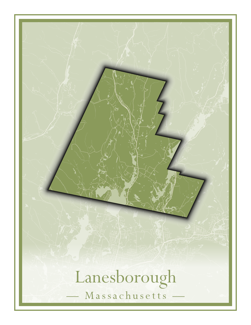 Massachusetts Towns - Street Map (Kingston - Lanesborough)