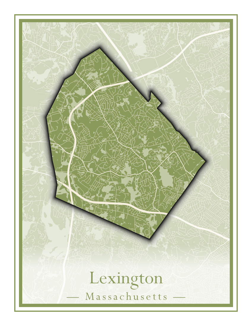 Massachusetts Towns - Street Map (Leominster - Leyden)