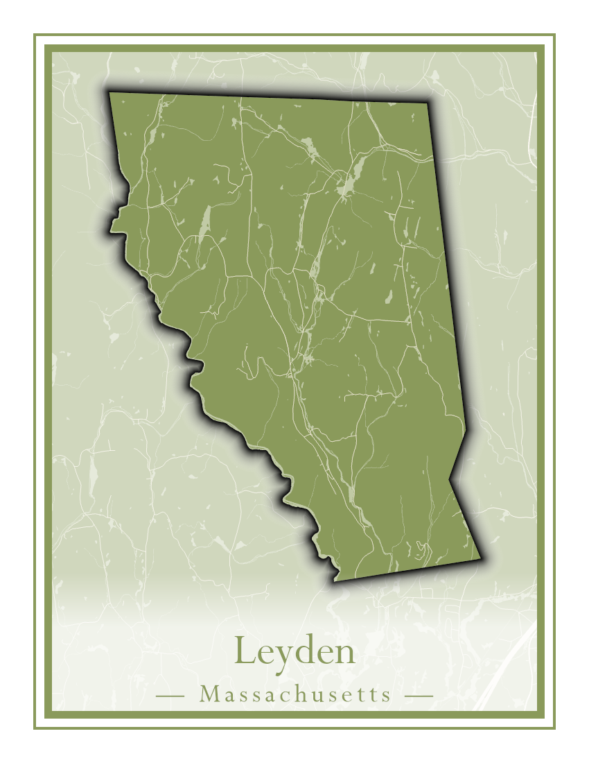 Massachusetts Towns - Street Map (Leominster - Leyden)