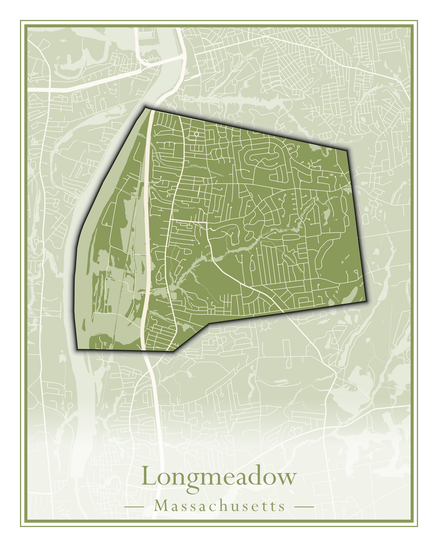 Massachusetts Towns - Street Map (Lincoln - Lowell)