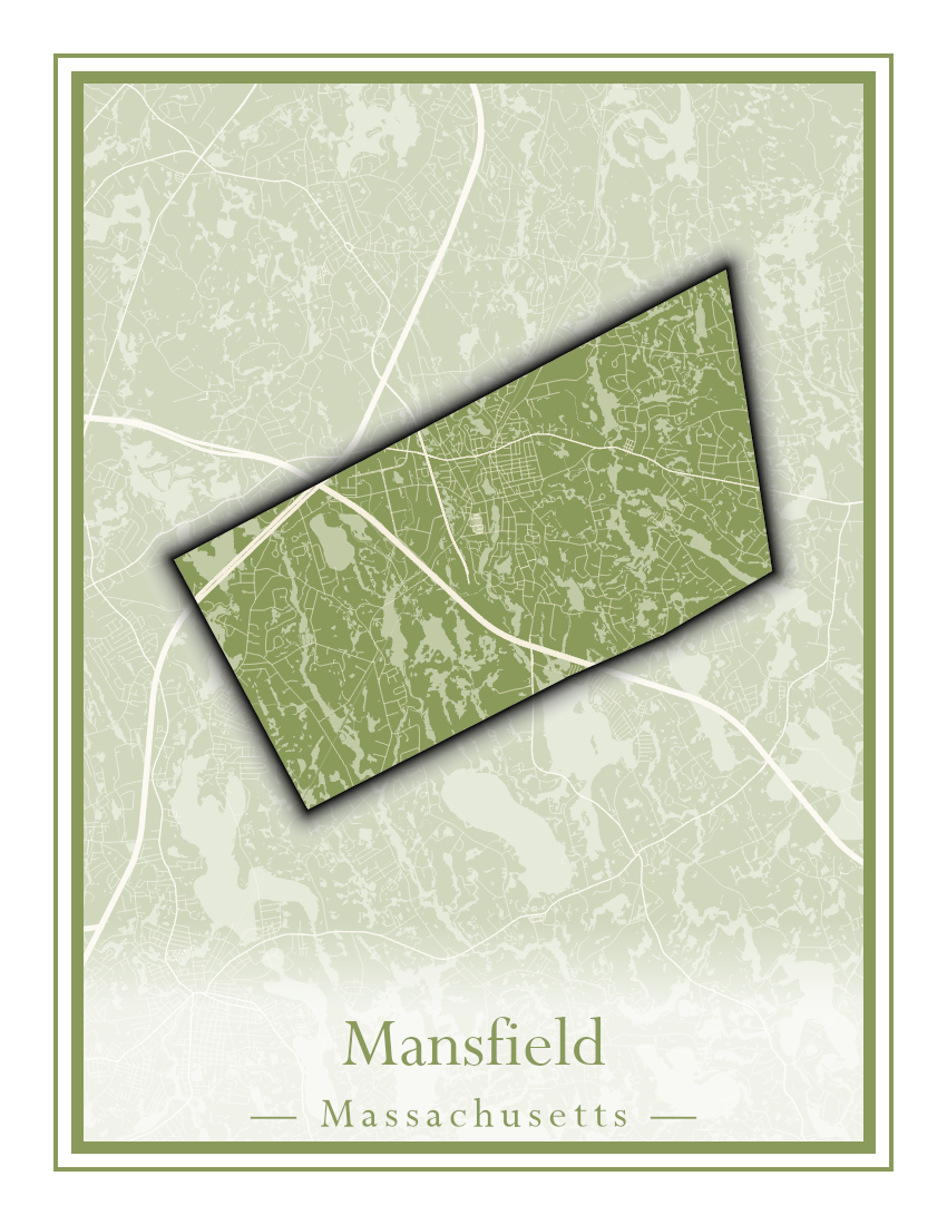 Massachusetts Towns - Street Map (Malden - Marblehead)