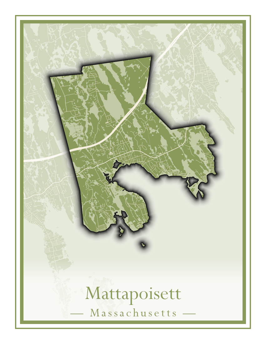 Massachusetts Towns - Street Map (Mattapoisett - Medford)