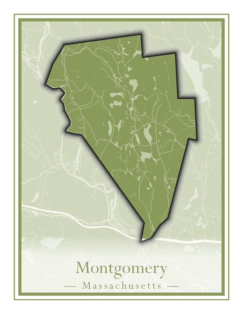 Massachusetts Towns - Street Map (Monterey - Nahant)