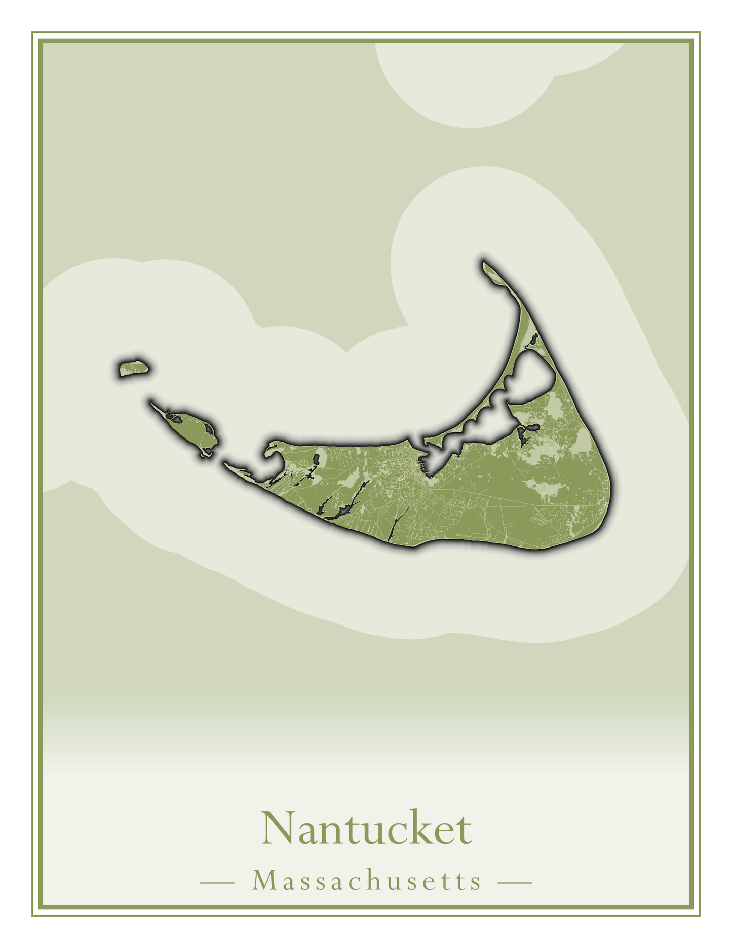 Massachusetts Towns - Street Map (Nantucket - New Ashford)