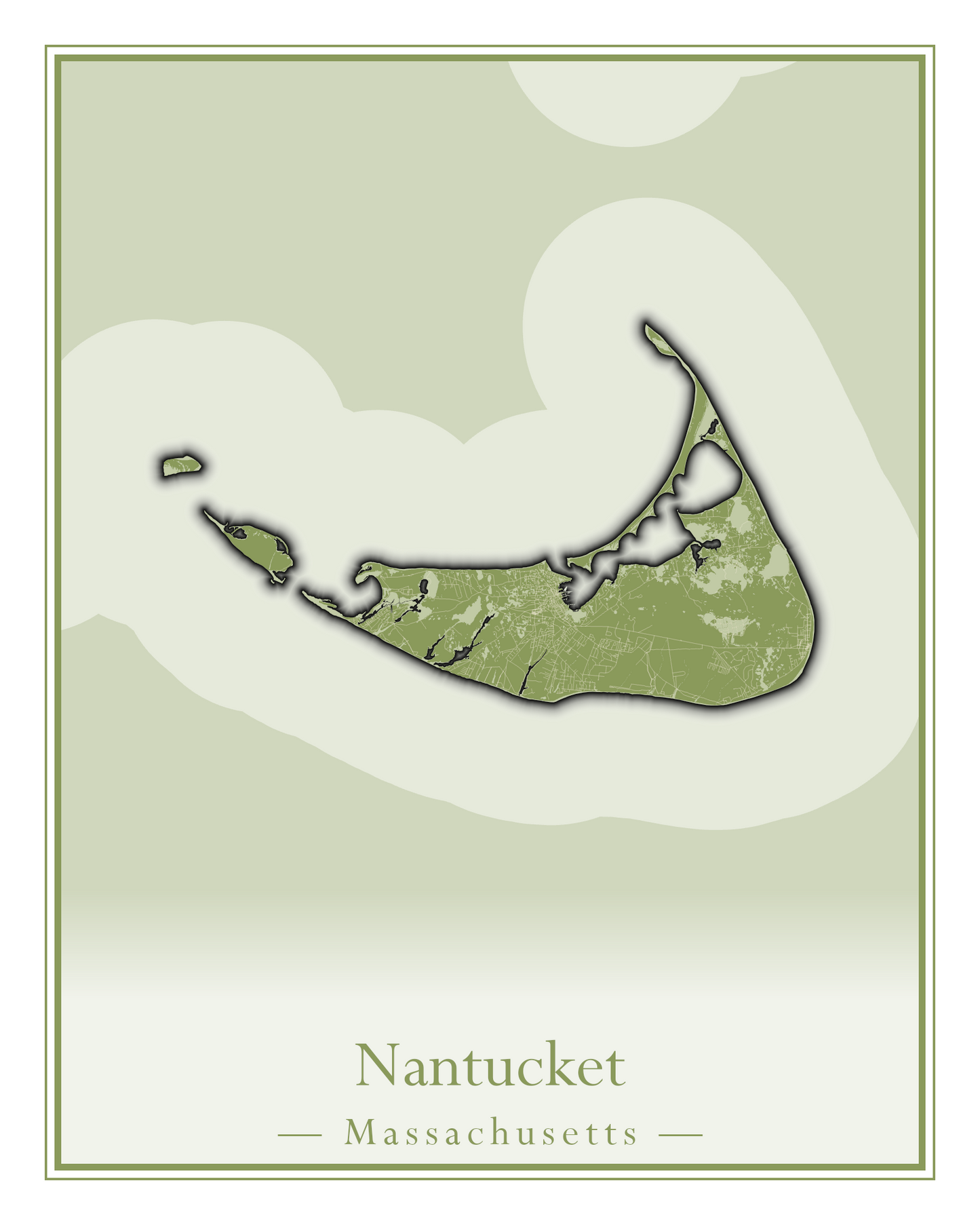 Massachusetts Towns - Street Map (Nantucket - New Ashford)