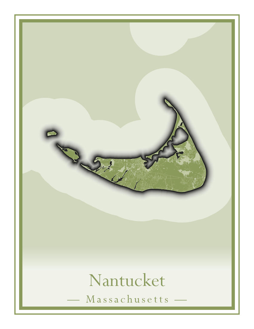 Massachusetts Towns - Street Map (Nantucket - New Ashford)