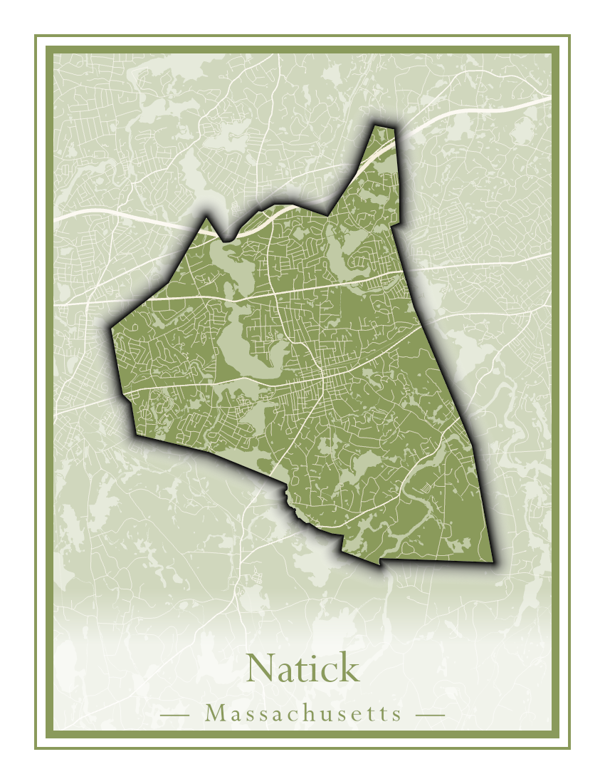 Massachusetts Towns - Street Map (Nantucket - New Ashford)