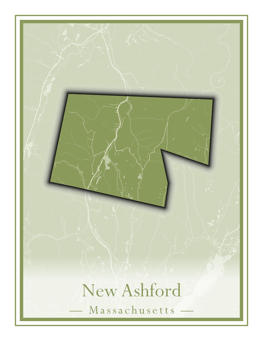 Massachusetts Towns - Street Map (Nantucket - New Ashford)