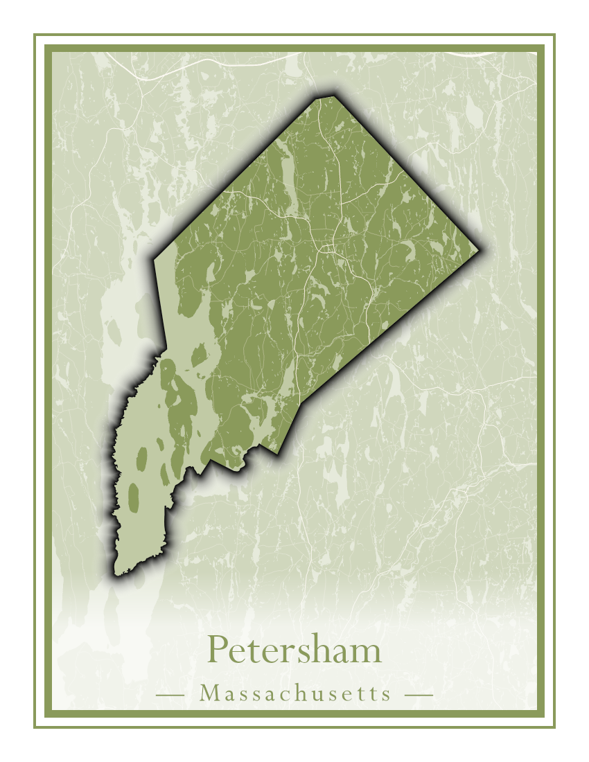 Massachusetts Towns - Street Map (Peru - Pittsfield)