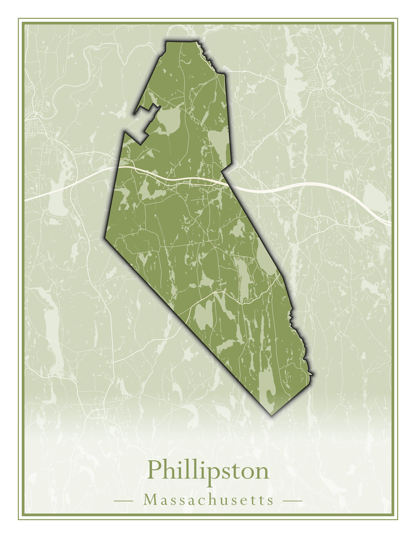 Massachusetts Towns - Street Map (Peru - Pittsfield)