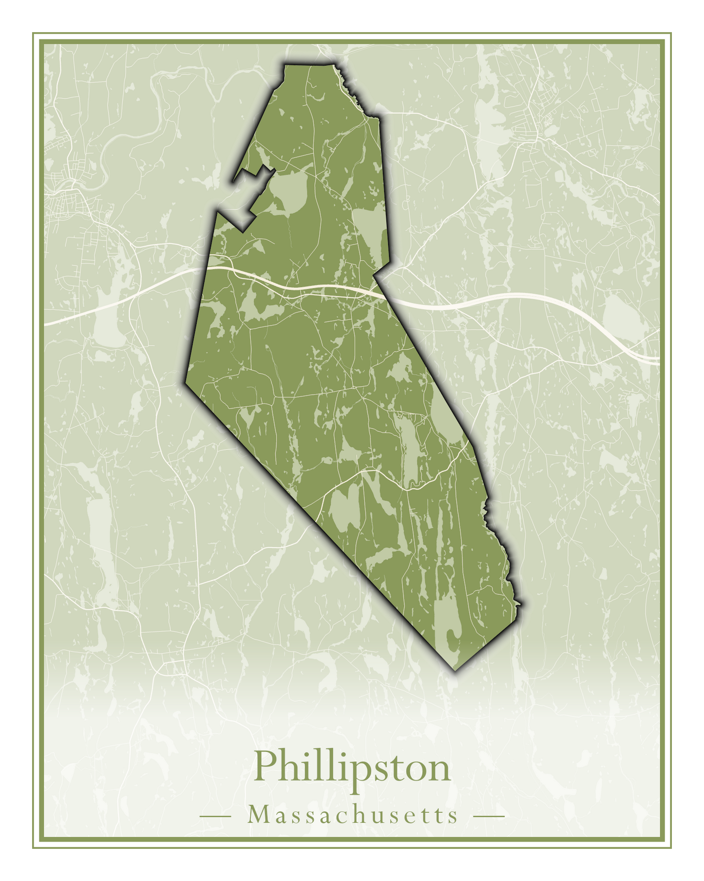 Massachusetts Towns - Street Map (Peru - Pittsfield)