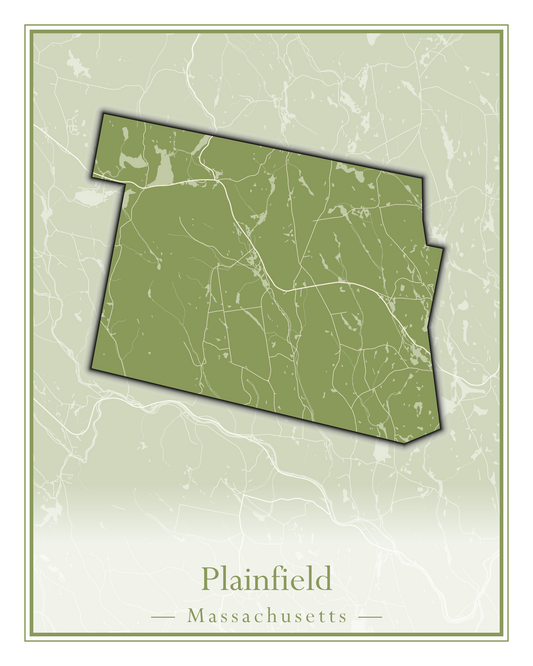 Massachusetts Towns - Street Map (Plainfield - Plympton)