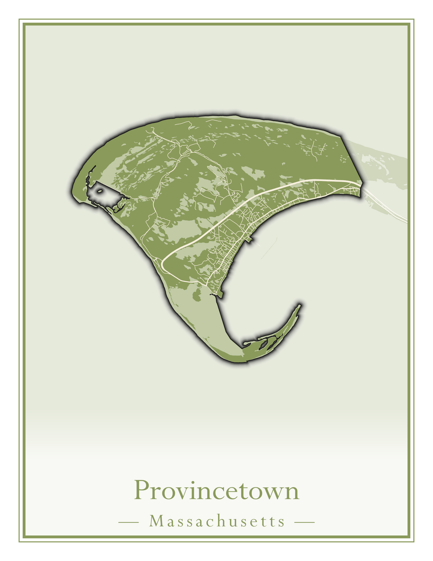 Massachusetts Towns - Street Map (Princeton - Randolph)