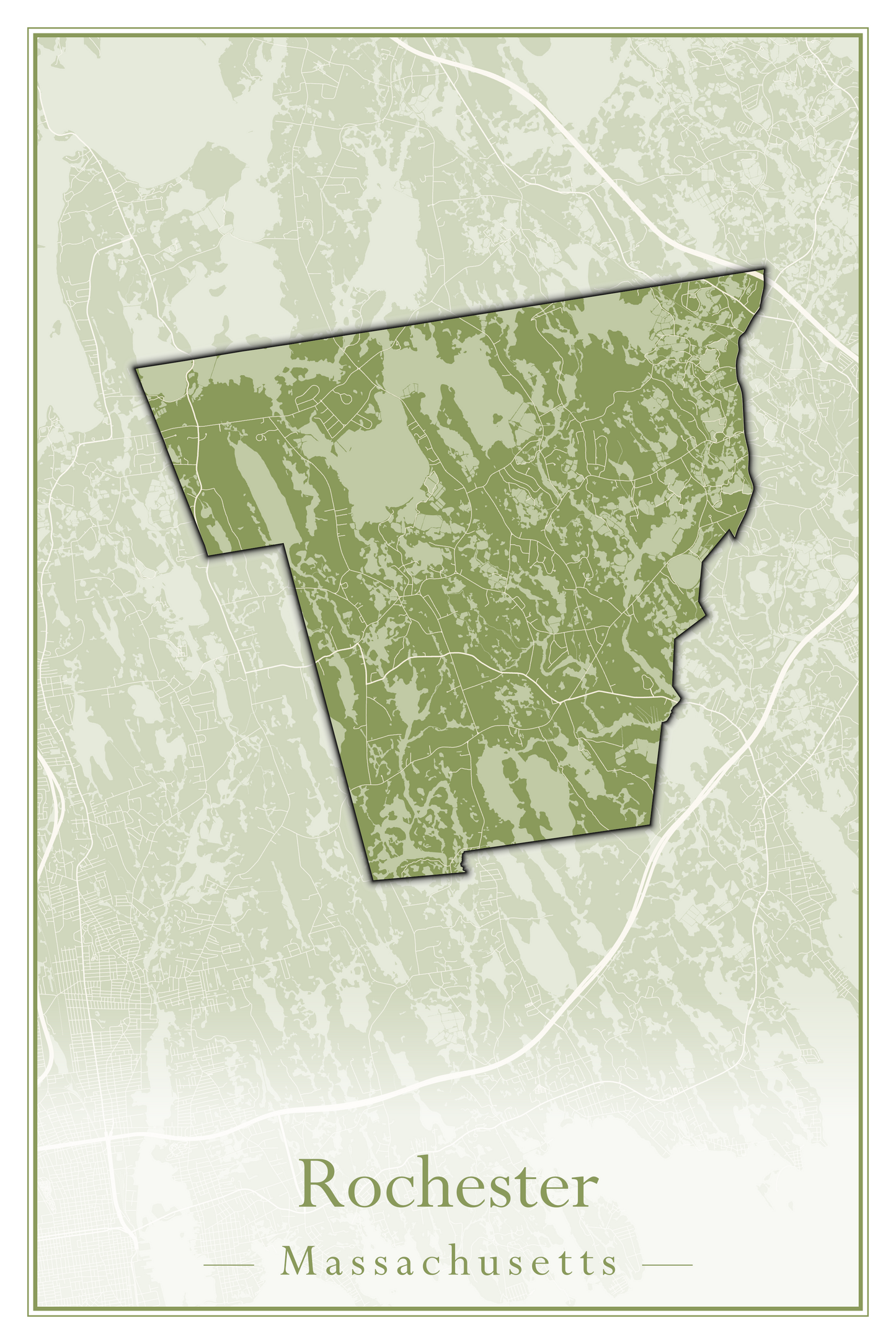 Massachusetts Towns - Street Map (Richmond - Rockport)