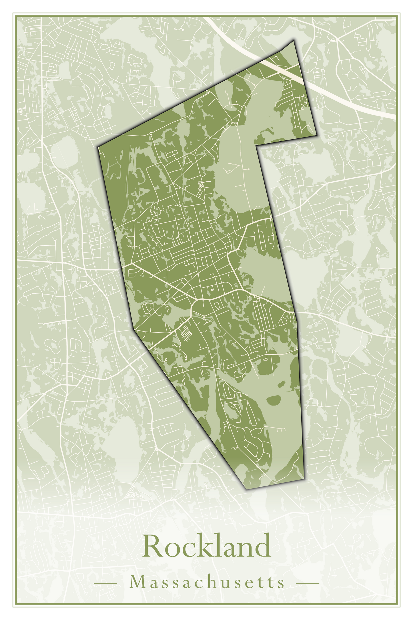 Massachusetts Towns - Street Map (Richmond - Rockport)