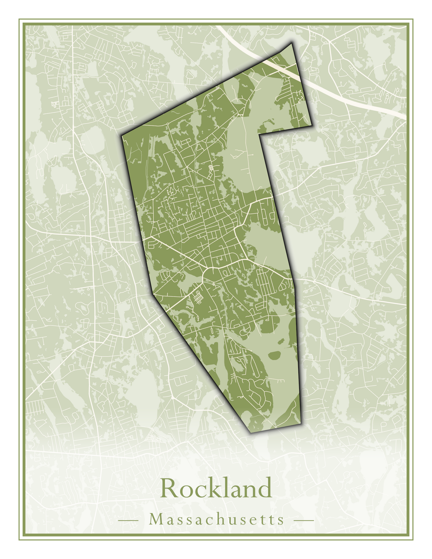 Massachusetts Towns - Street Map (Richmond - Rockport)