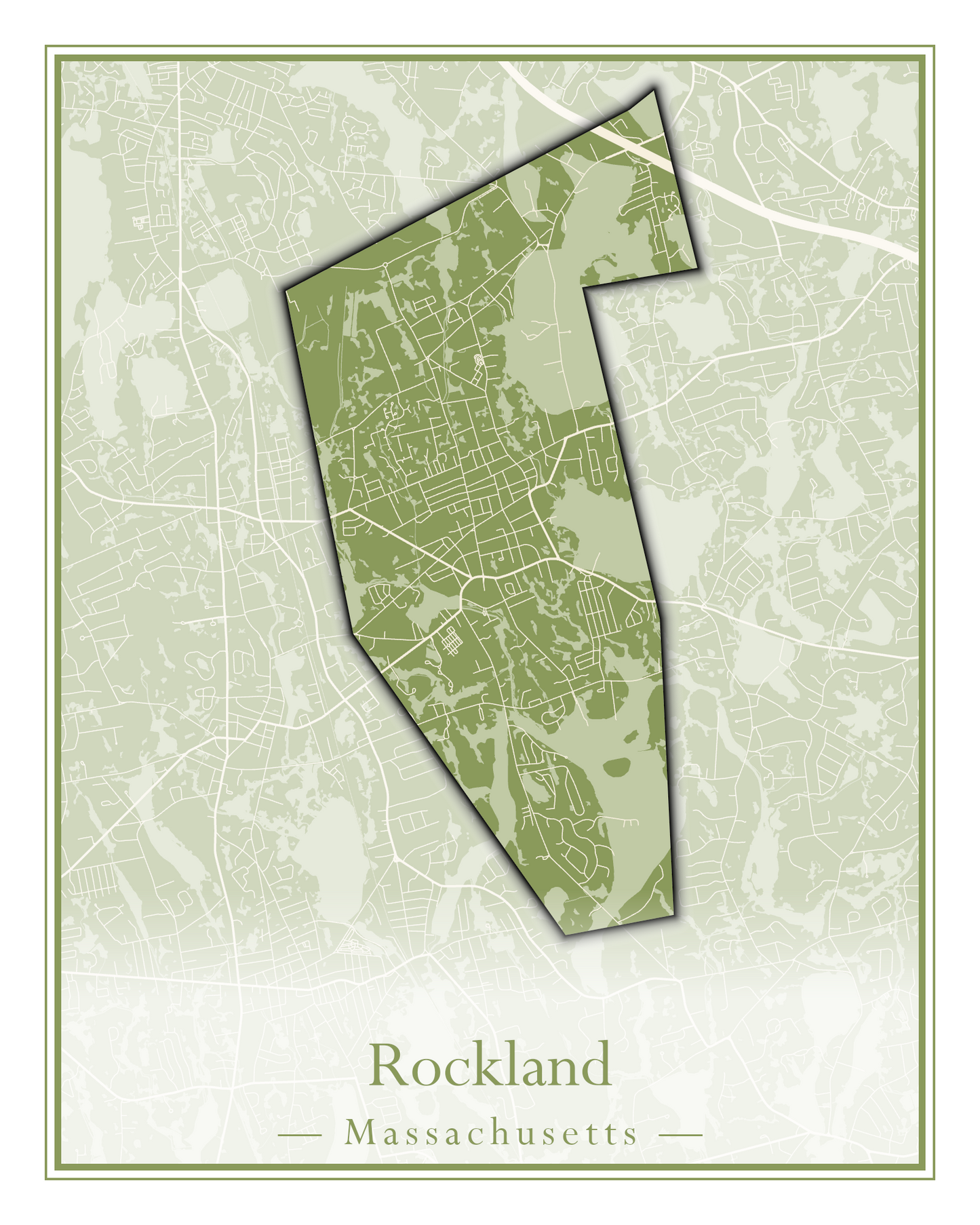 Massachusetts Towns - Street Map (Richmond - Rockport)