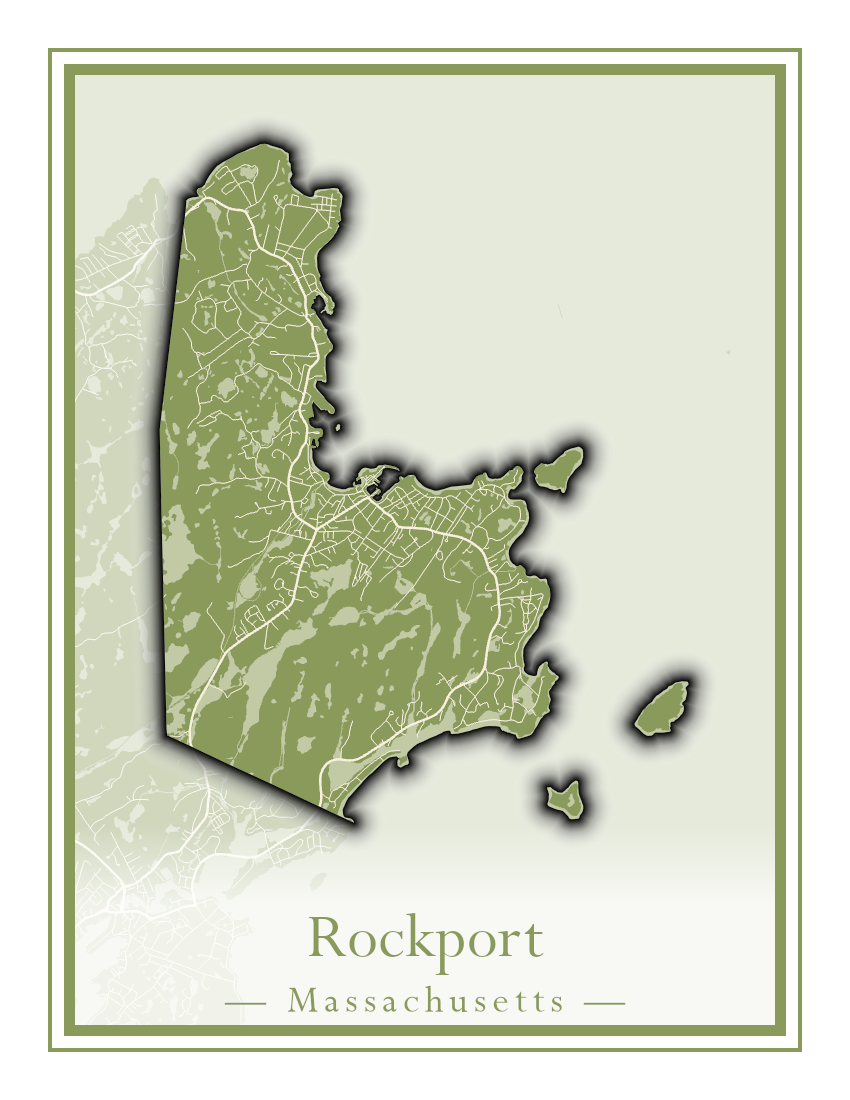 Massachusetts Towns - Street Map (Richmond - Rockport)