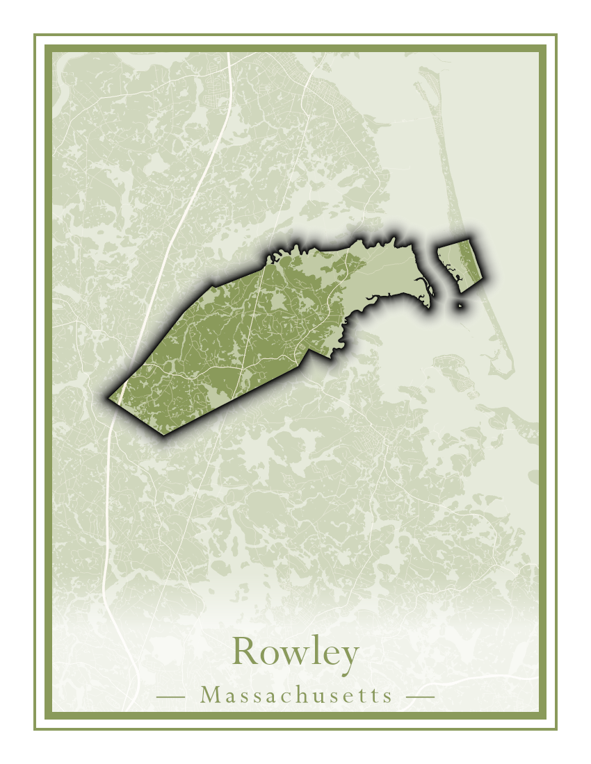 Massachusetts Towns - Street Map (Rowe - Russell)