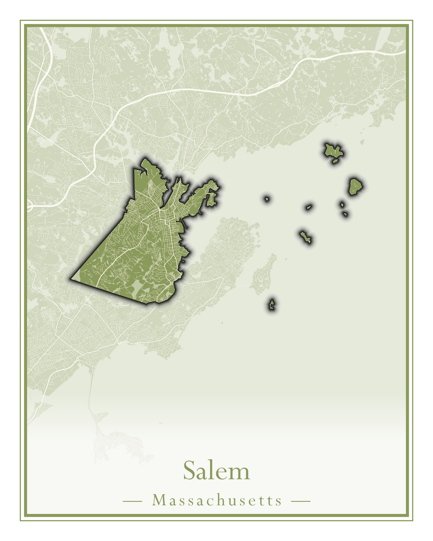 Massachusetts Towns - Street Map (Rutland - Sandisfield)