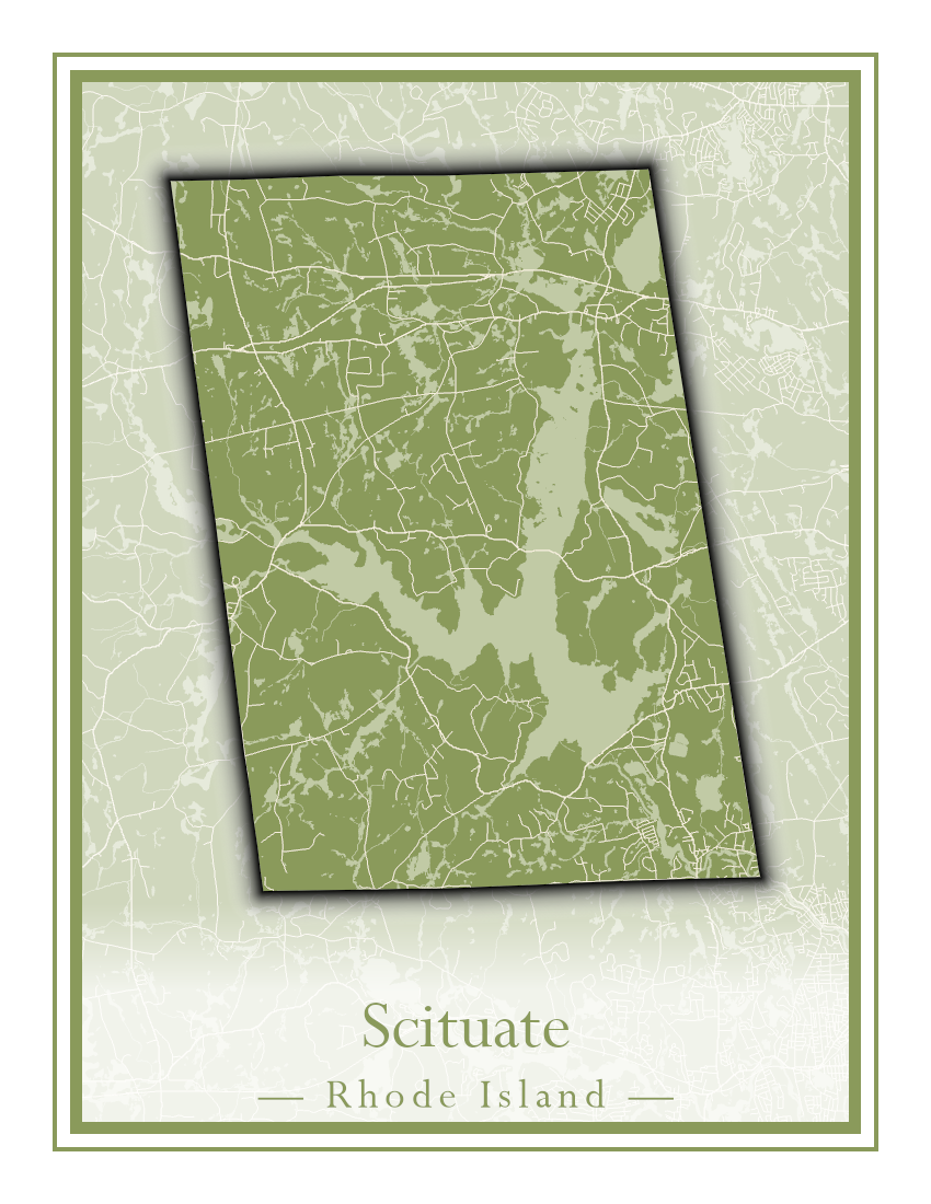 Rhode Island Towns - Street Map (Richmond - South Kingstown)