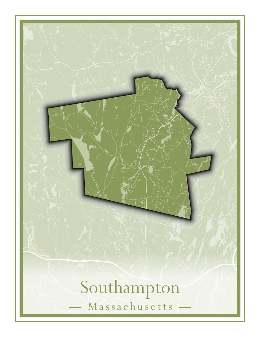 Massachusetts Towns - Street Map (Somerset - Southampton)