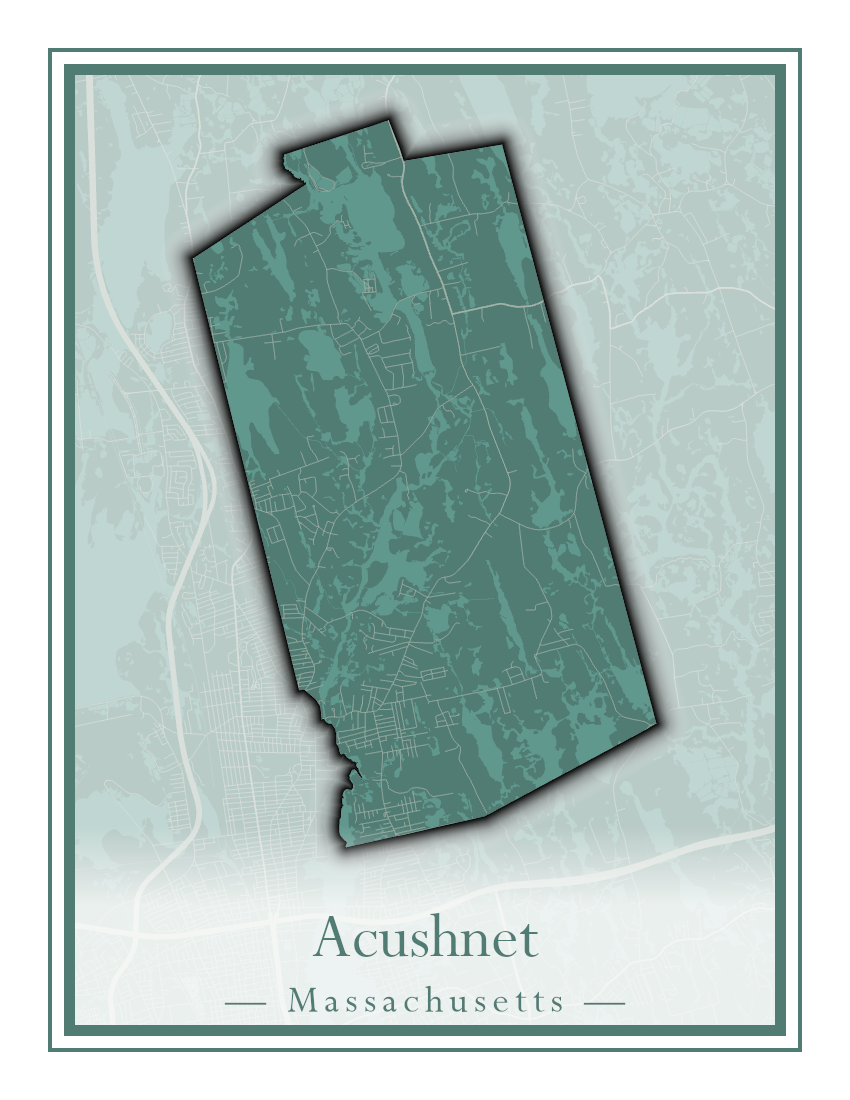 Massachusetts Towns - Street Map (Abington - Adams)